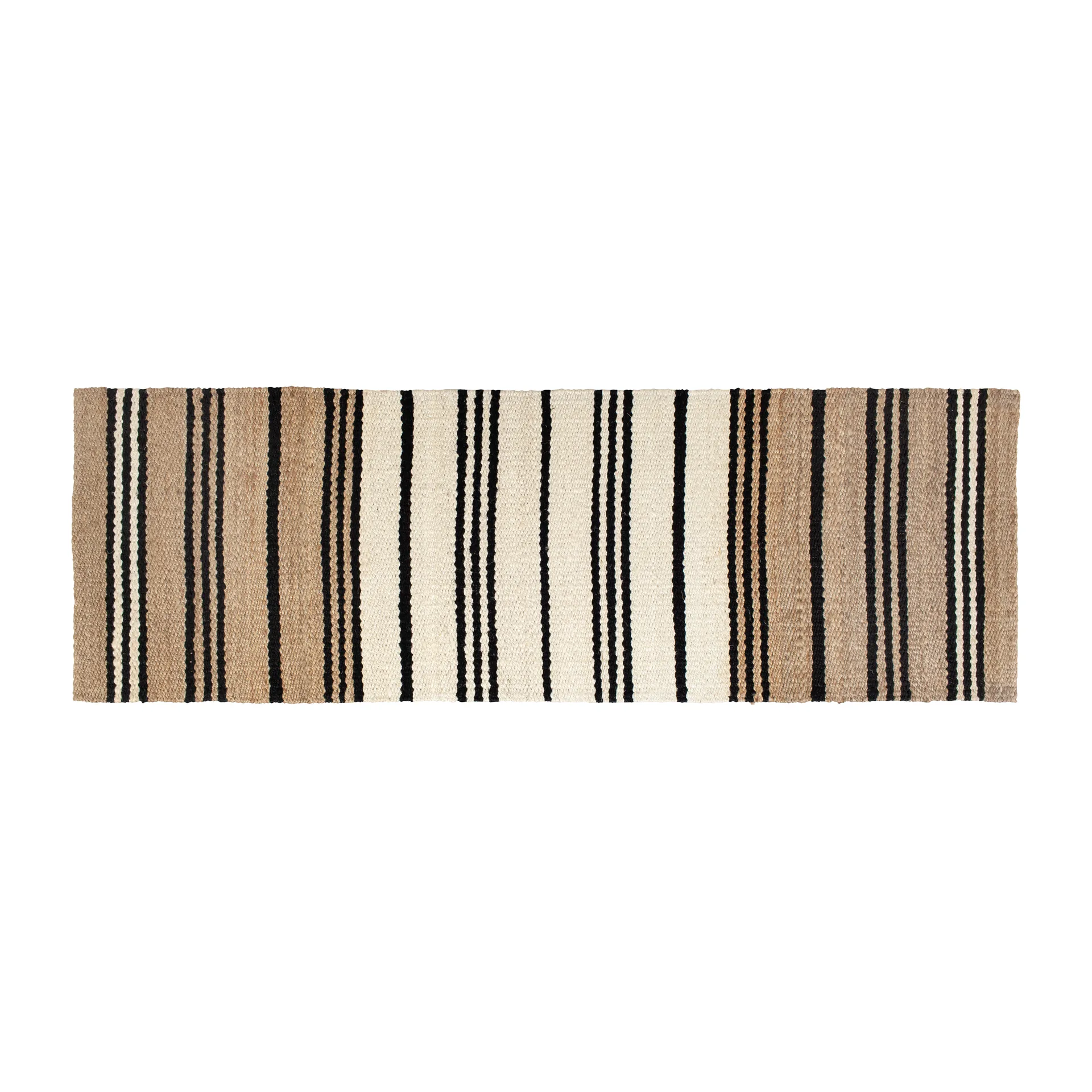 Tapis en jute rayé Elin, 80x250 cm Dixie
