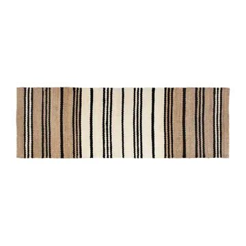 Tapis en jute rayé Elin - 80x250 cm - Dixie