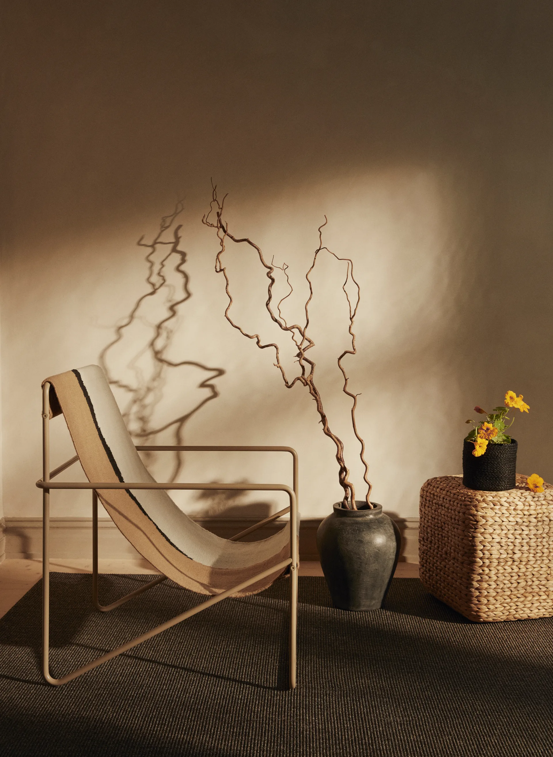 Tapis en sisal noir Jenny, 160x230 cm Dixie