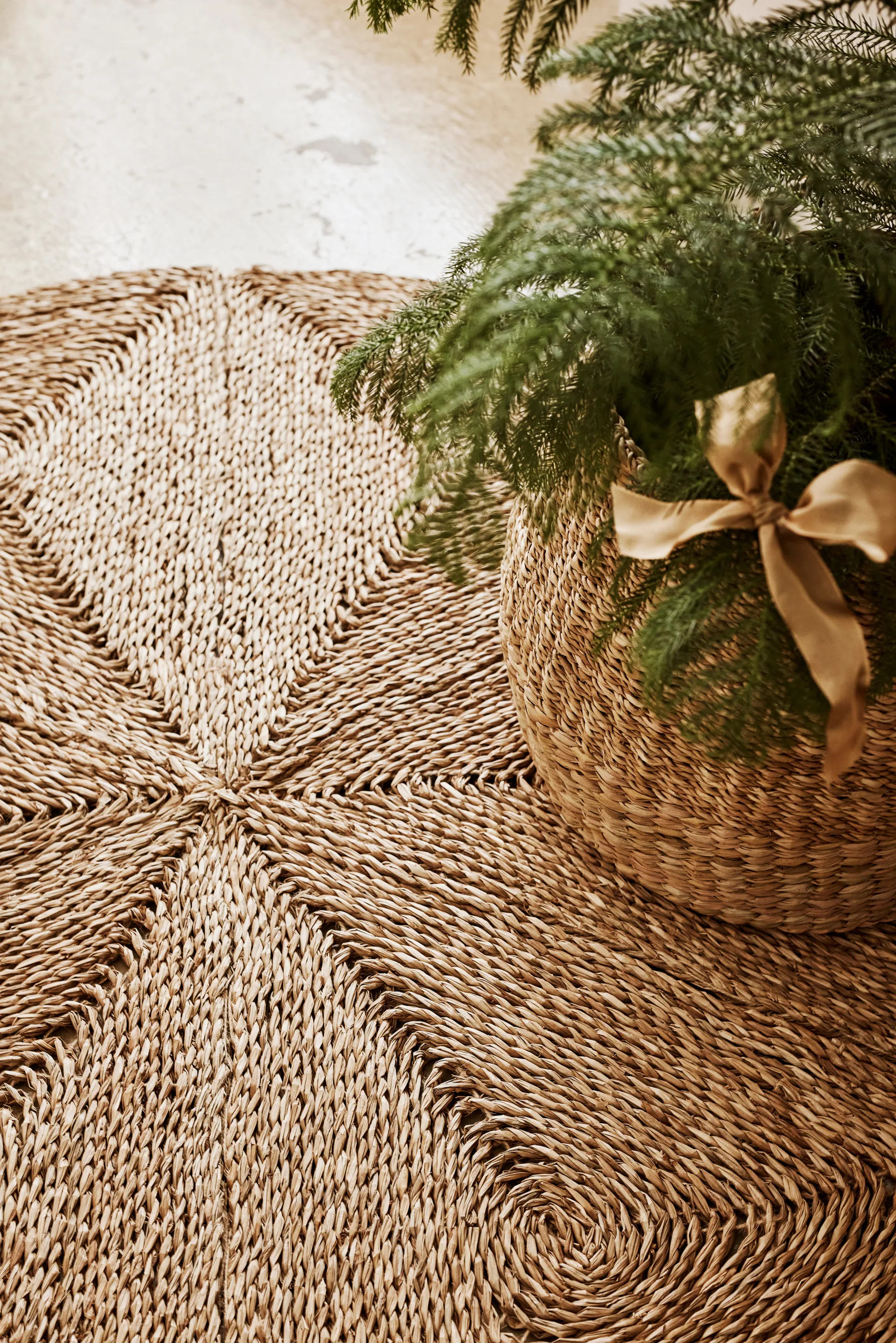 Tapis Esther Star Ø120 cm, Natural Dixie