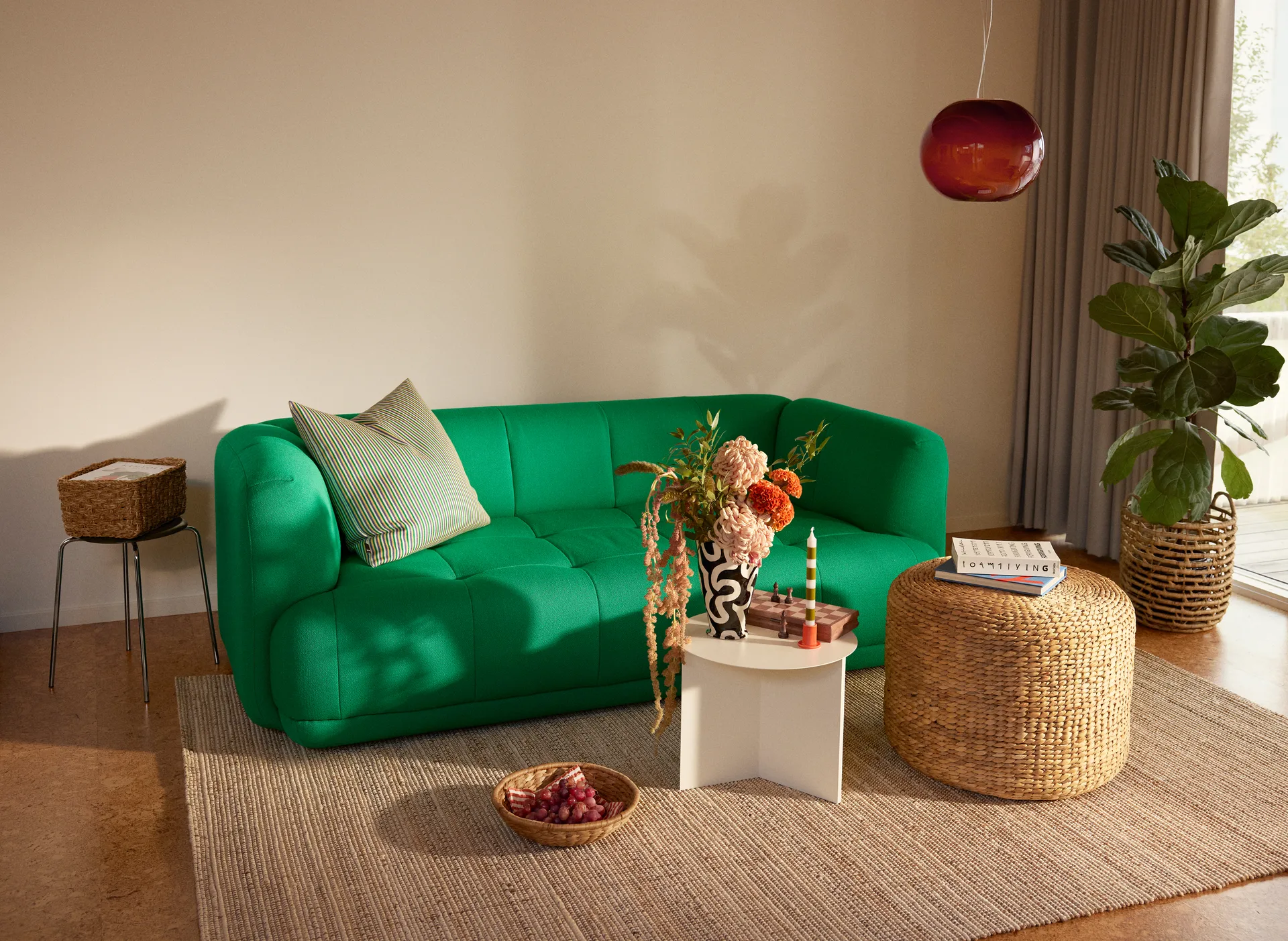 Tapis Filip, White melange, 190x290 cm Dixie