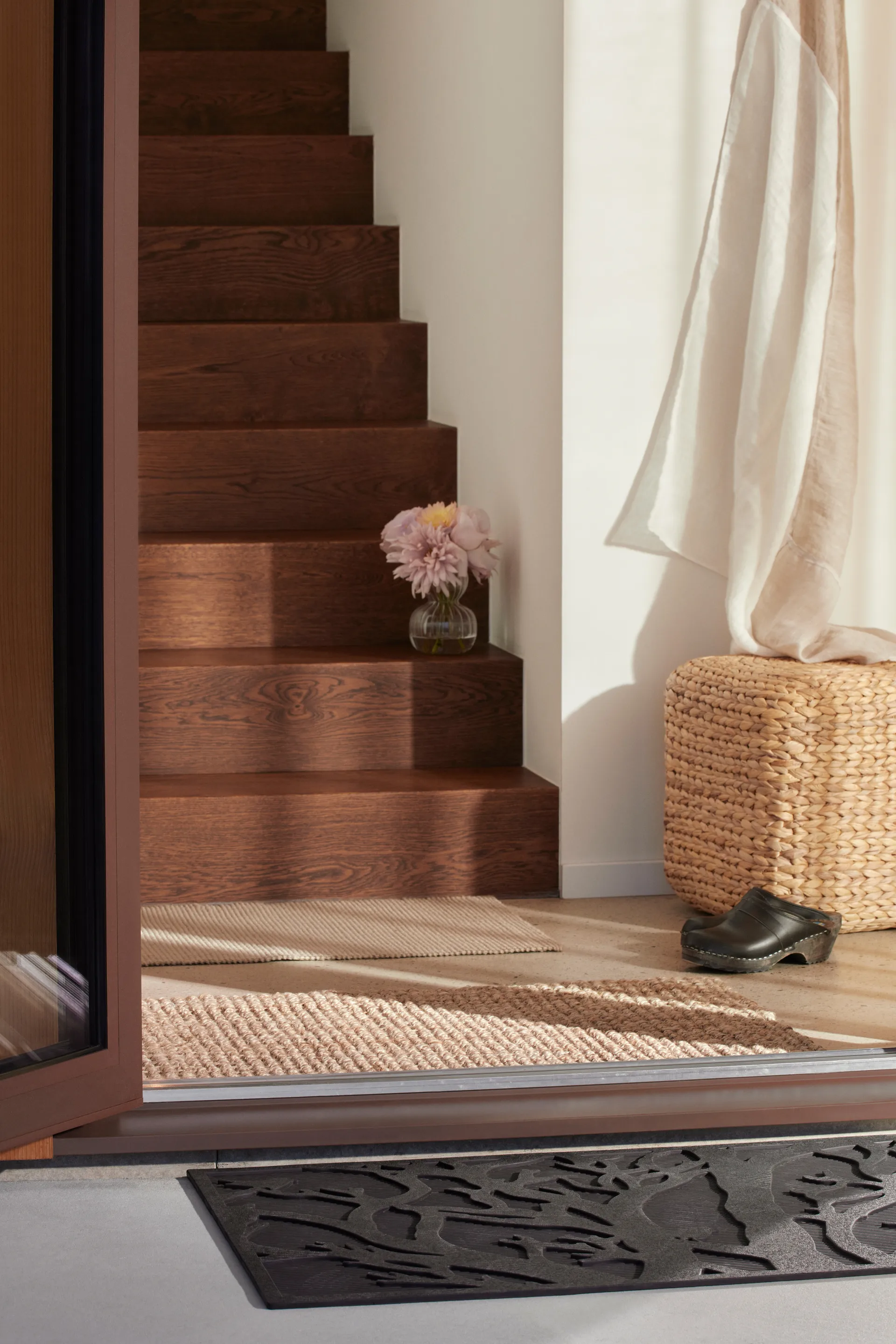 Tapis Fiona gris, 45x75 cm Dixie