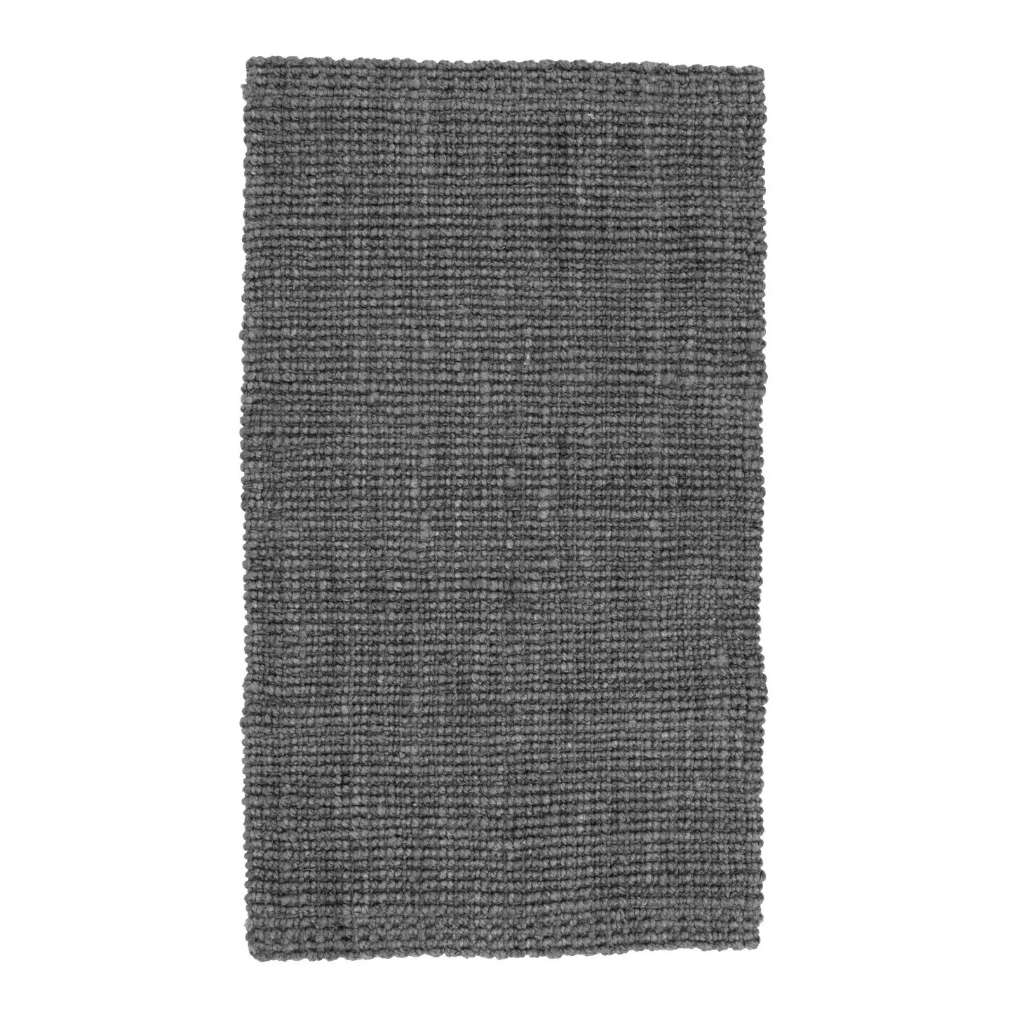 Lot De 4 Tapis Gitans Lavables Antidérapants - Gris Foncé - Tailles 66x120 Cm (x3) Et 50x70 Cm