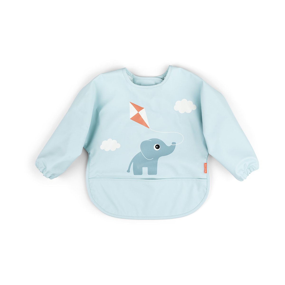 Done by deer Bavoir à manches Playground Bleu | Design Scandinave | Autres ustensiles de cuisine | Bleu