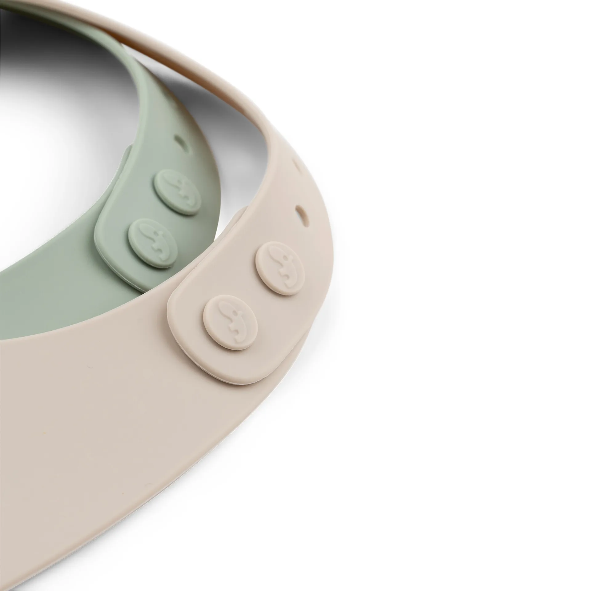 Bavoirs Lalee, lot de 2, Vert sable Done by deer