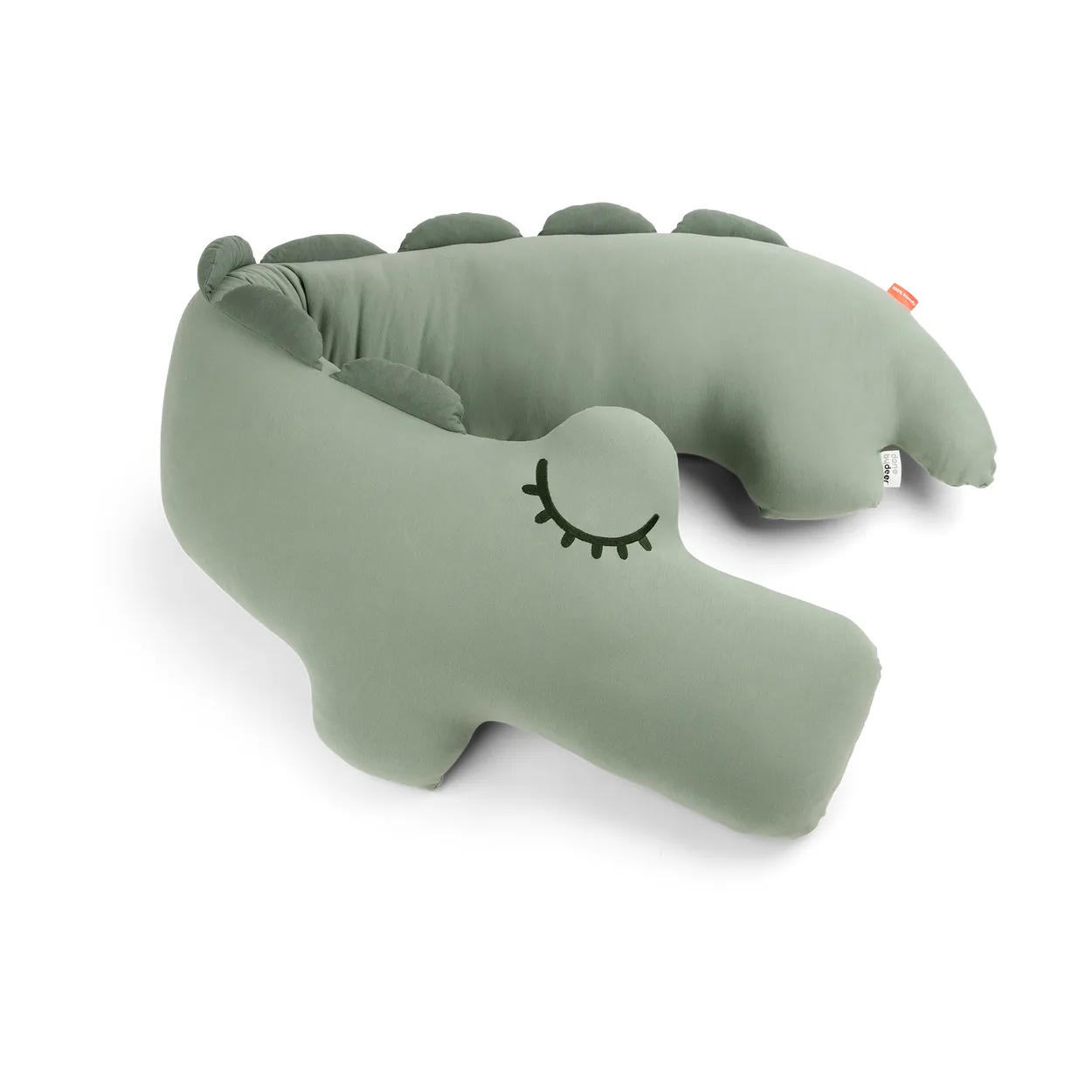 Done by deer Coussin corporel Croco 36x150 cm Vert | Design Scandinave | Coussins à recouvrir | Vert