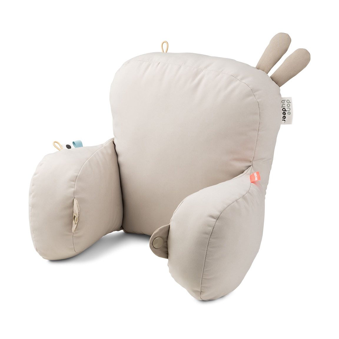 Done by deer Coussin de poussette Lalee Sable | Design Scandinave | Coussins à recouvrir | Beige