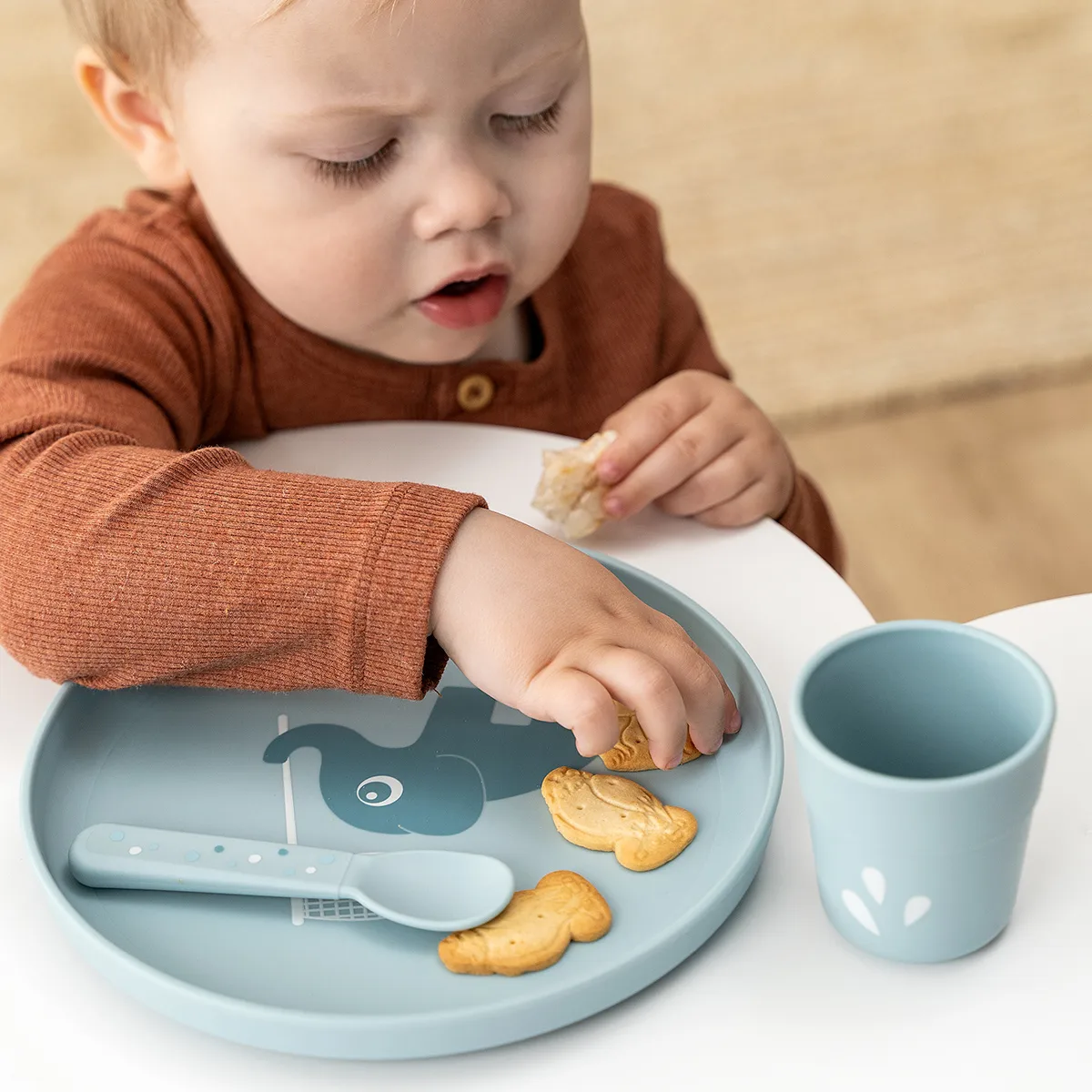 Mini-mug Elphee foodie 13 cl, Bleu Done by deer