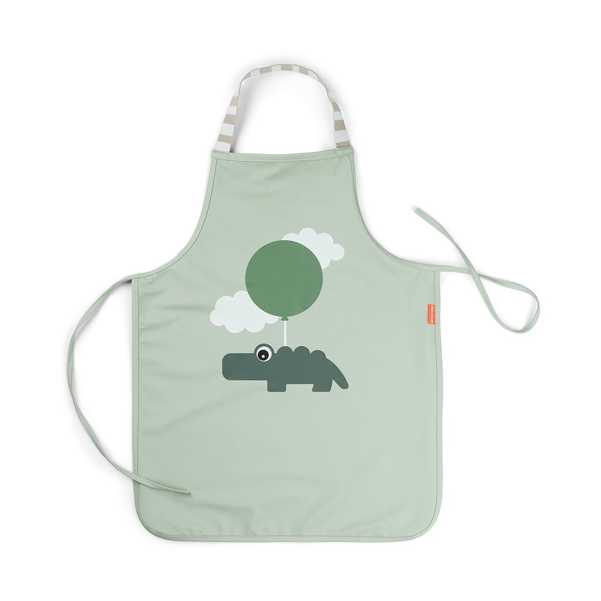 Done by deer Tablier pour enfant Happy Clouds Vert | Design Scandinave | Tabliers | Vert