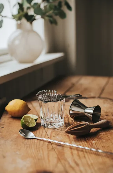 Accessoires de bar Bobbee - Acier inoxydable, bois, 4 pièces - Dorre