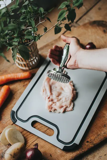 Attendrisseur Birdie réversible 14,5×8,3×8,3 cm - Acier inoxydable - Dorre