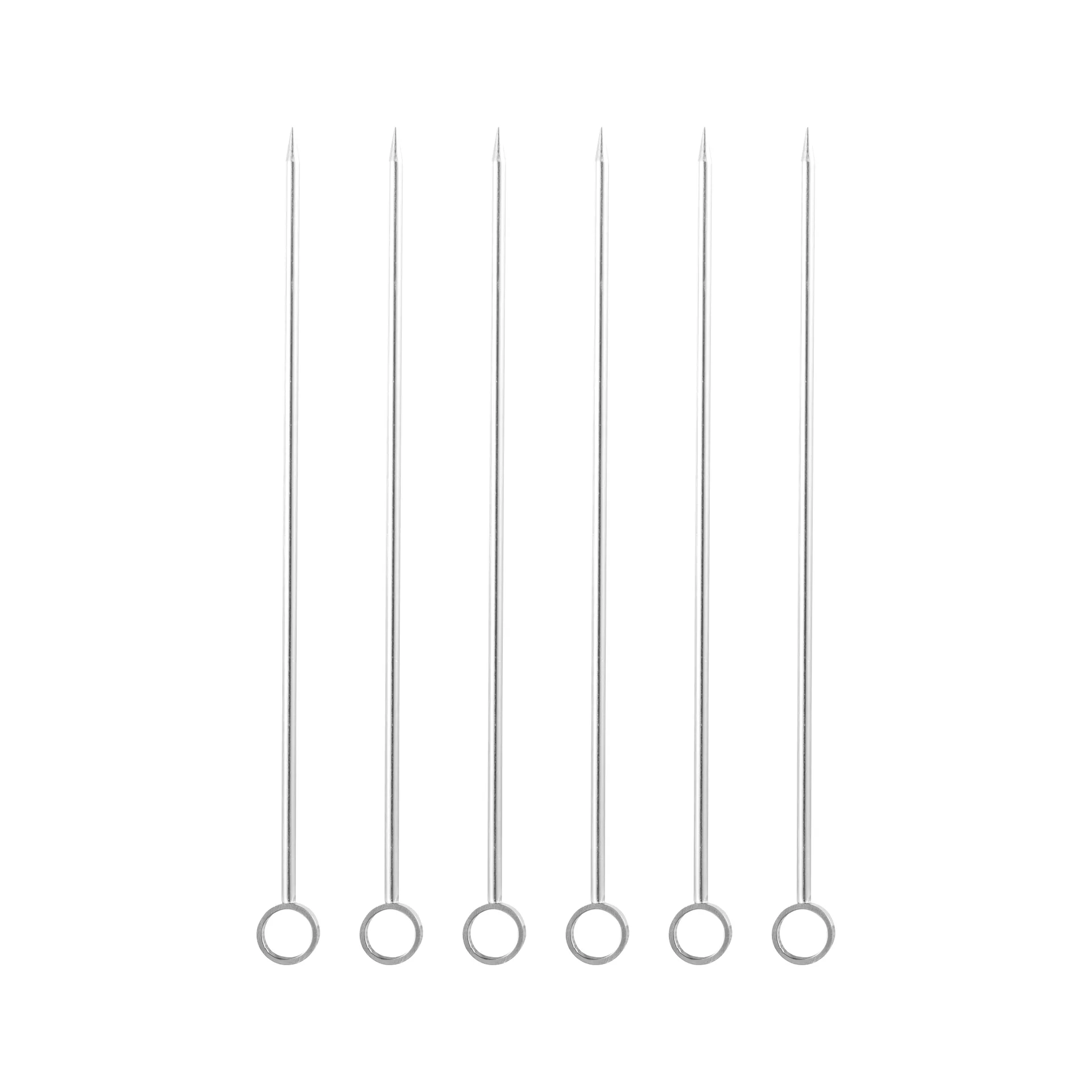 Bâtonnets à cocktail Carita Lot de 6, Acier inoxydable Dorre