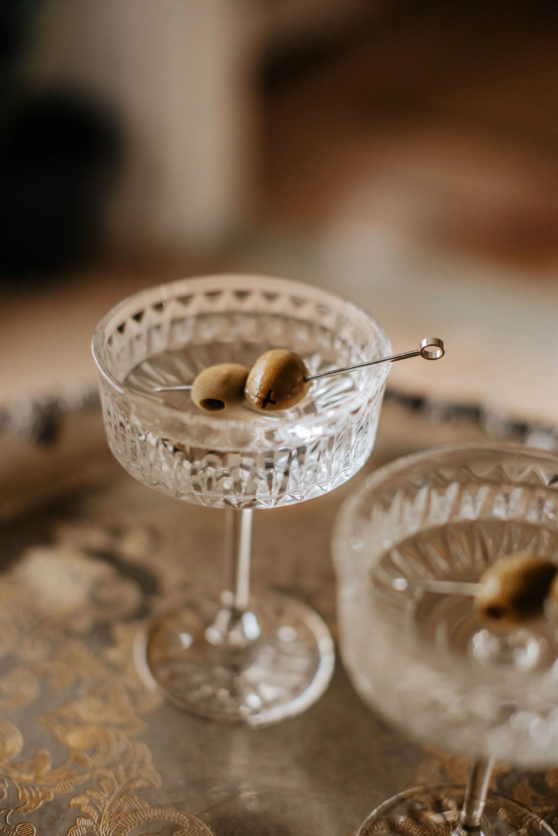 Bâtonnets à cocktail Carita Lot de 6, Acier inoxydable Dorre