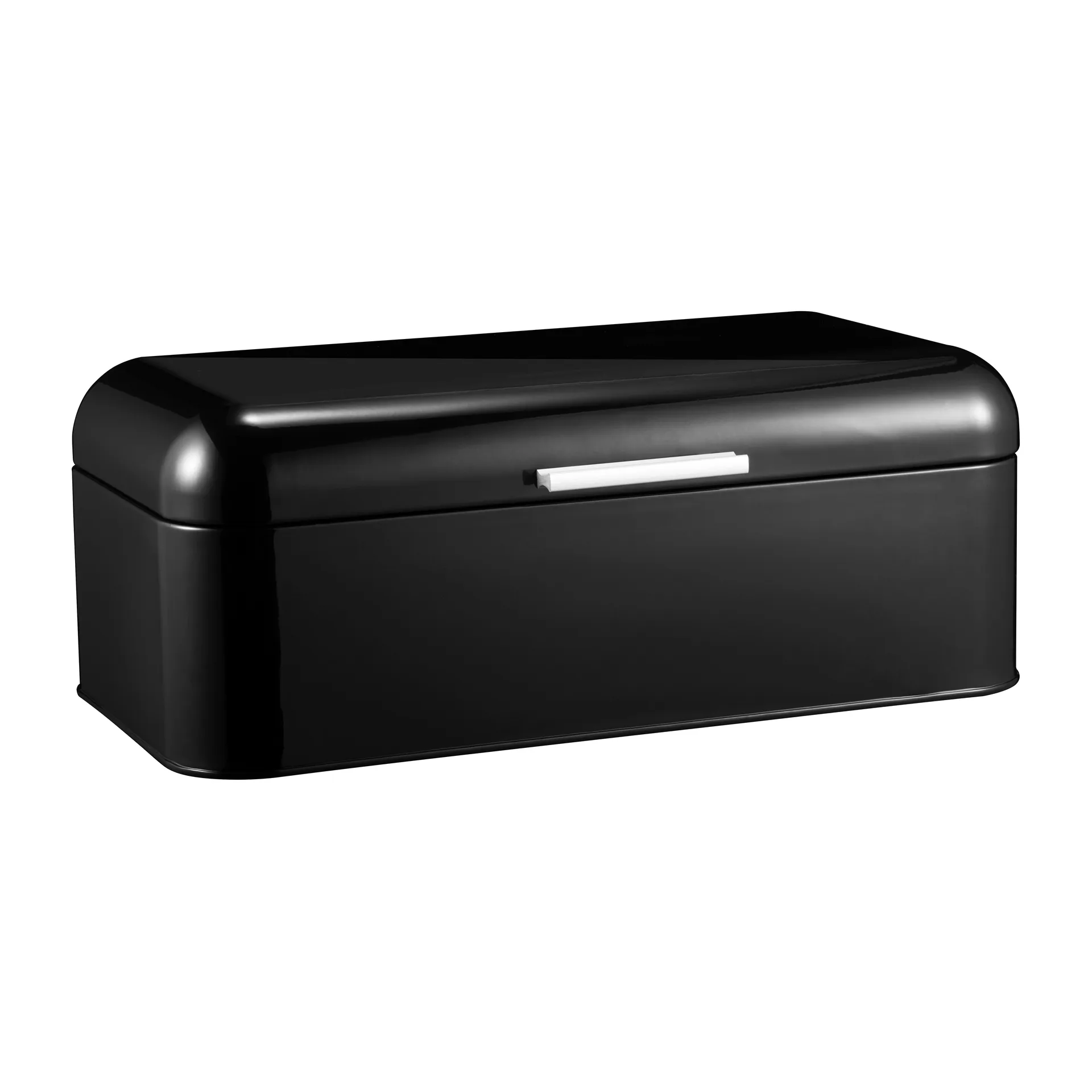 Boîte à pain en acier de carbone Bella 23x42 cm, Noir Dorre