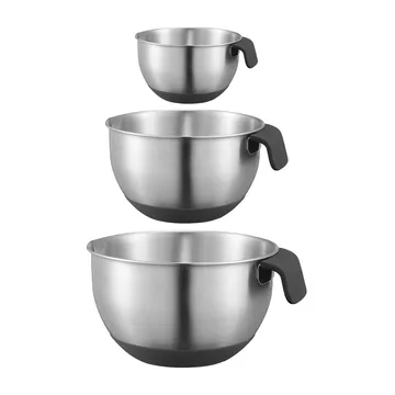 Bol mélangeur Becca 3 pièces - Acier inoxydable - Dorre