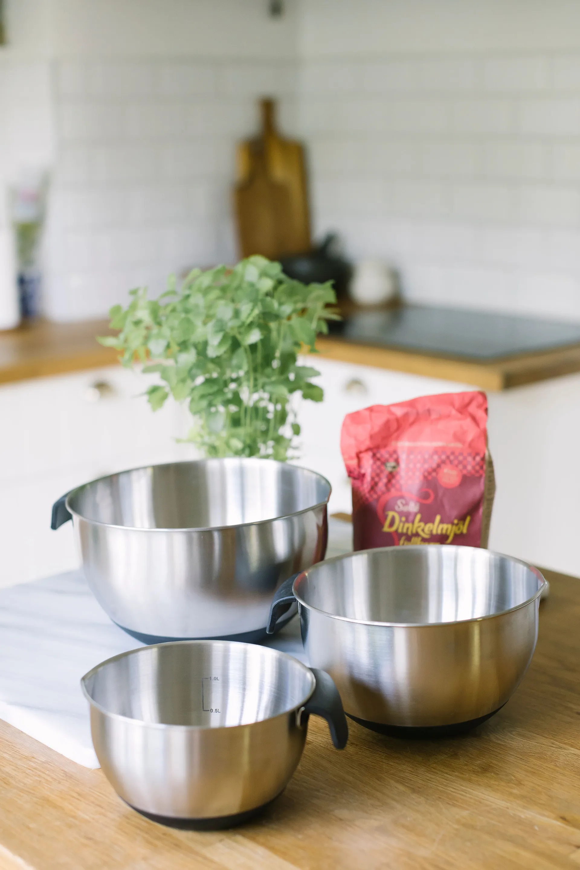 Bol mélangeur Becca 3 pièces, Acier inoxydable Dorre