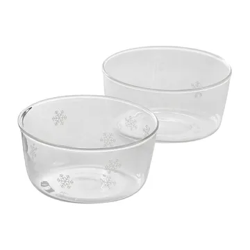 Bol Snöstjärna Ø10 cm 2-pack - Verre - Dorre