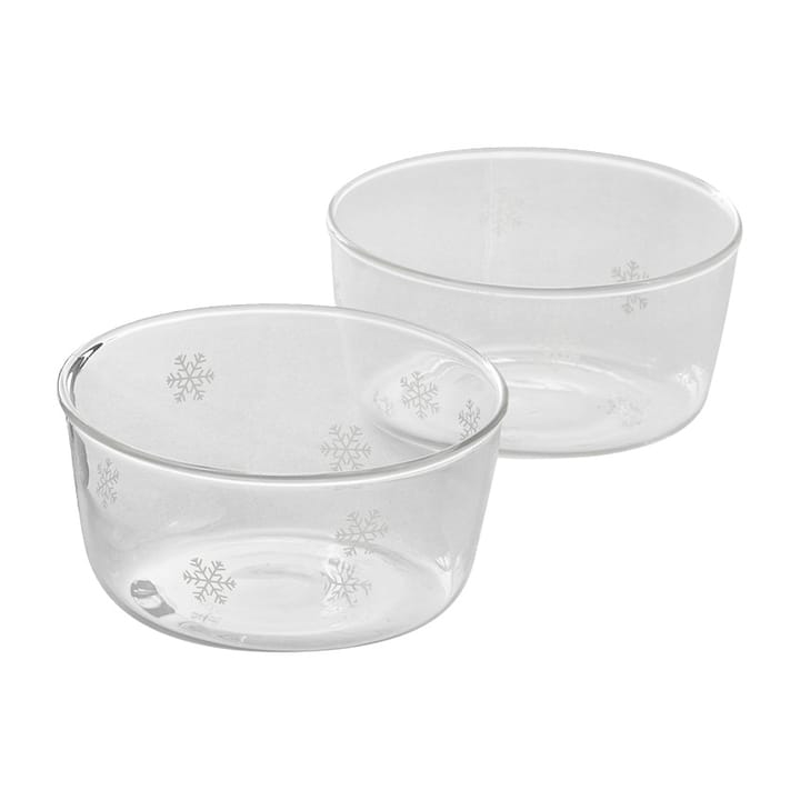 Bol Snöstjärna  Ø10 cm 2-pack - Verre - Dorre