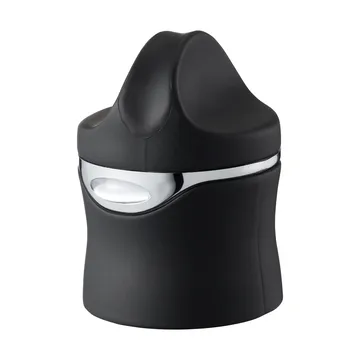 Bouchon pour vin et champagne Viha - Plastique-acier inoxydable, 6x4,5 cm - Dorre