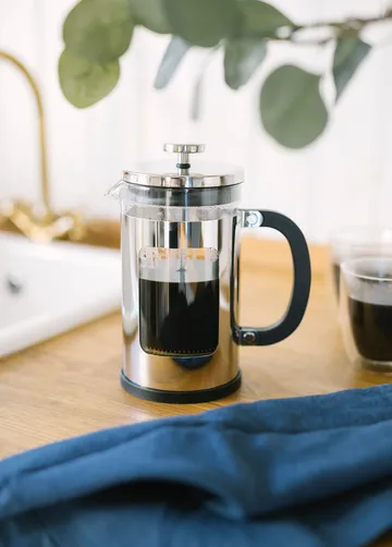 Cafetière à piston Ki 1,2 L - Verre-acier inoxydable - Dorre