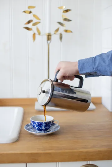 Cafetière à pression Prexa 1 litre - Acier inoxydable-verre - Dorre