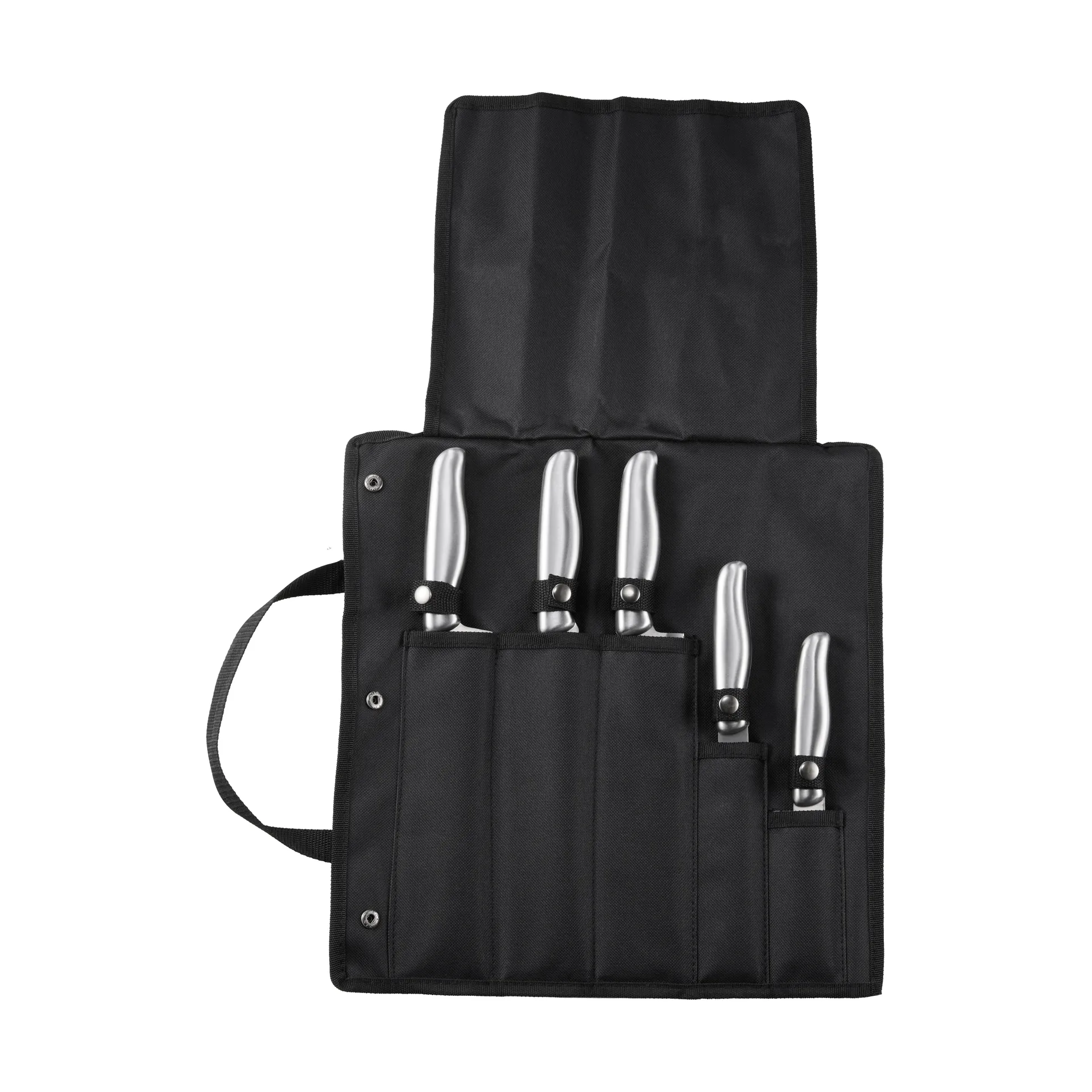 Calgary mallette pour couteaux, Acier inoxydable, 6 pièces Dorre