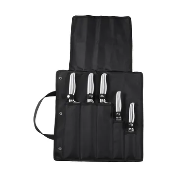 Calgary mallette pour couteaux - Acier inoxydable, 6 pièces - Dorre
