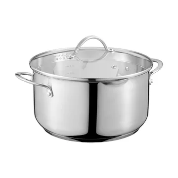 Casserole Kosmo avec couvercle en verre - 7,1 L - Dorre