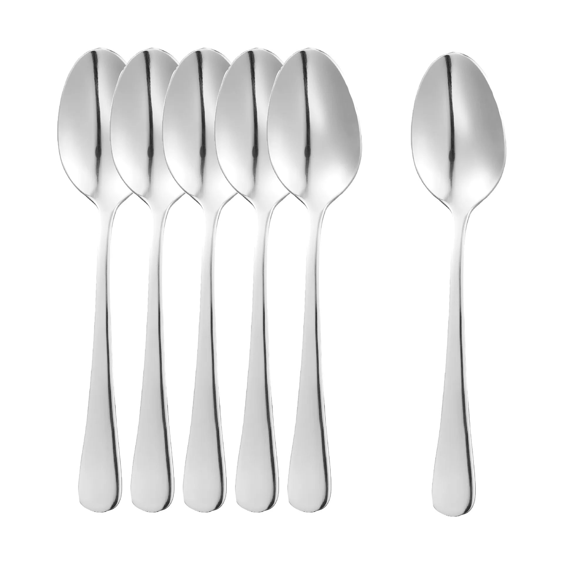 Classic cuillères à café, Acier inoxydable, lot de 6 Dorre