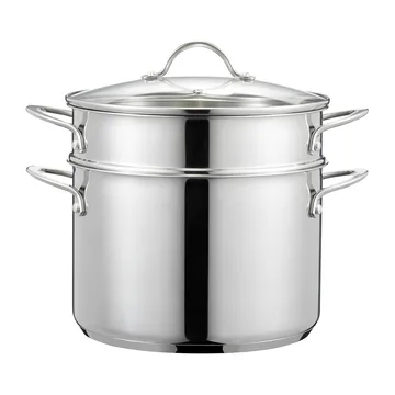 Cocotte à pâtes avec insert Kosmo 7,6 L - Acier inoxydable - Dorre
