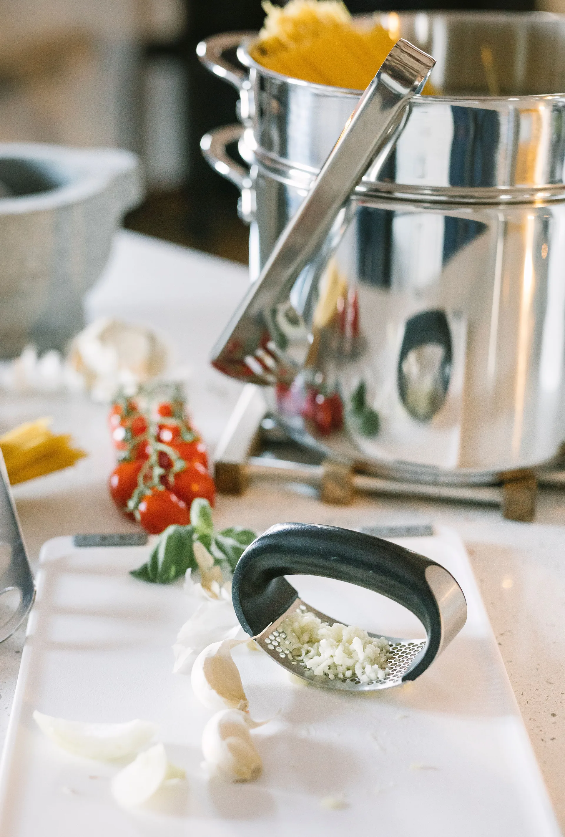 Cocotte à pâtes avec insert Kosmo 7,6 L, Acier inoxydable Dorre