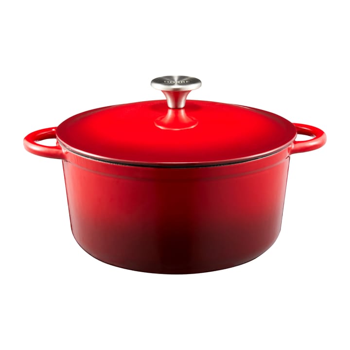 Cocotte en fonte émail Gretl 4 L - Rouge - Dorre