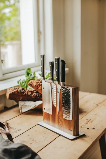 Couteau Santoku Asama 13 cm - Poignée noire - Dorre