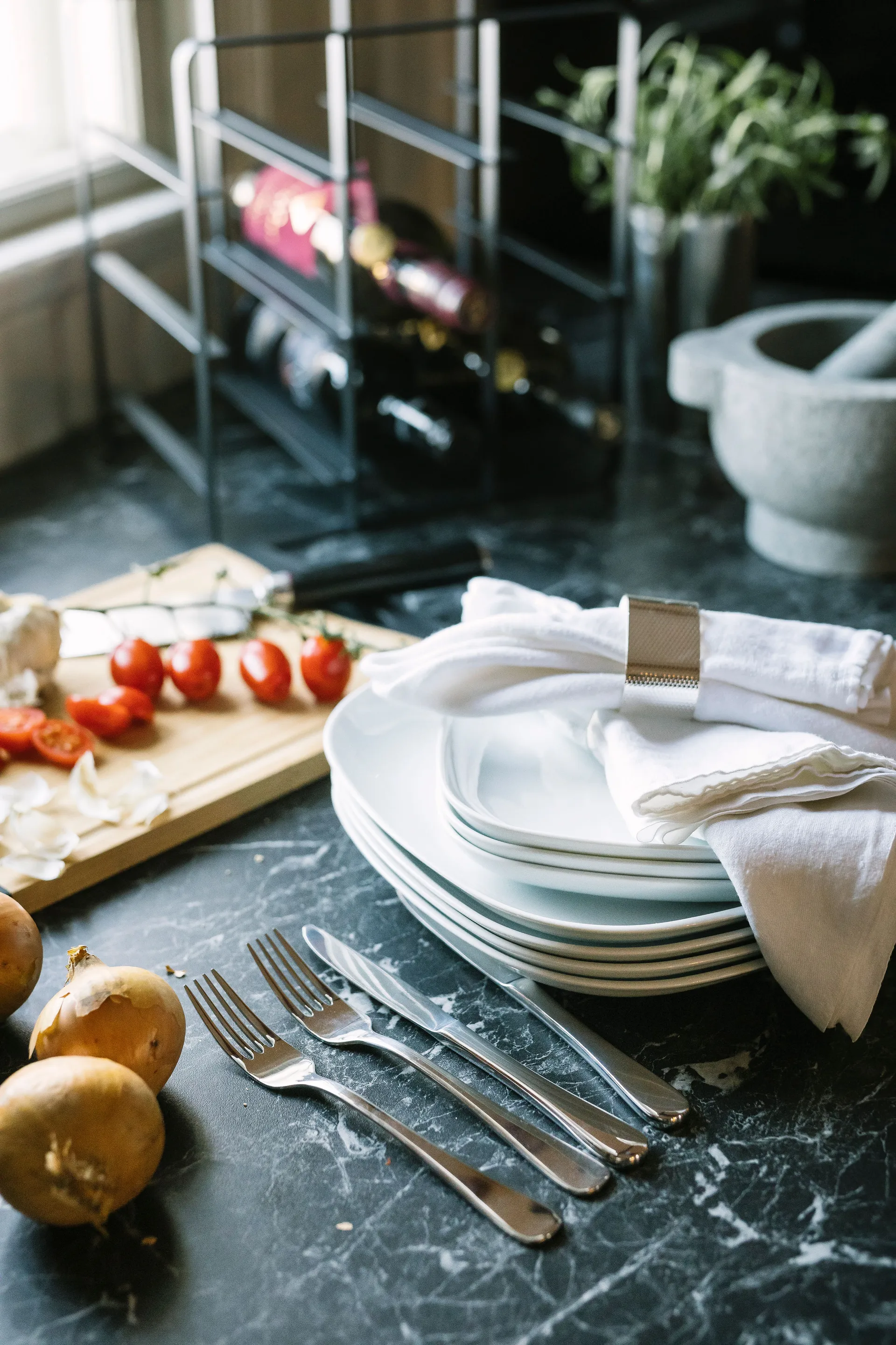 Couverts Classic acier inoxydable, 60 Pièces Dorre