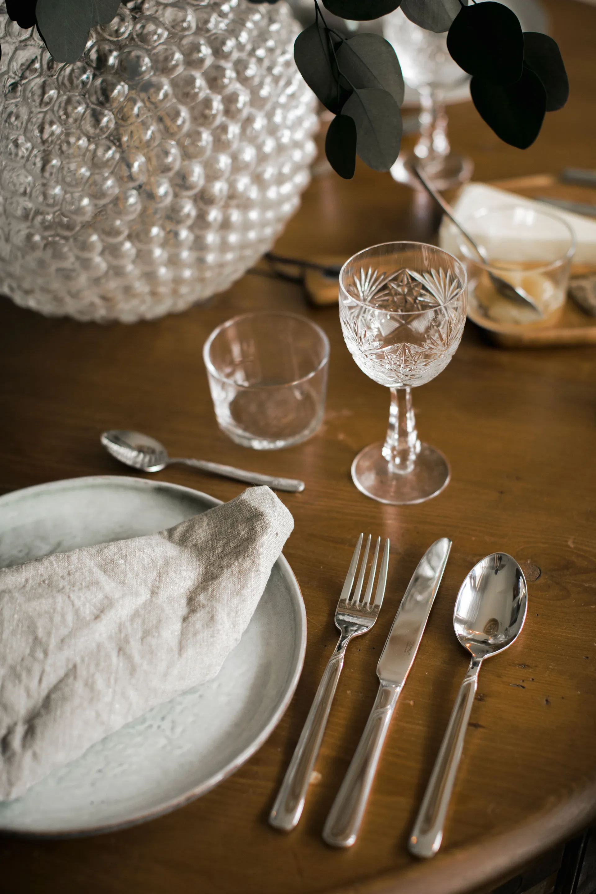 Couverts Elisabeth acier inoxydable, 30 Pièces Dorre