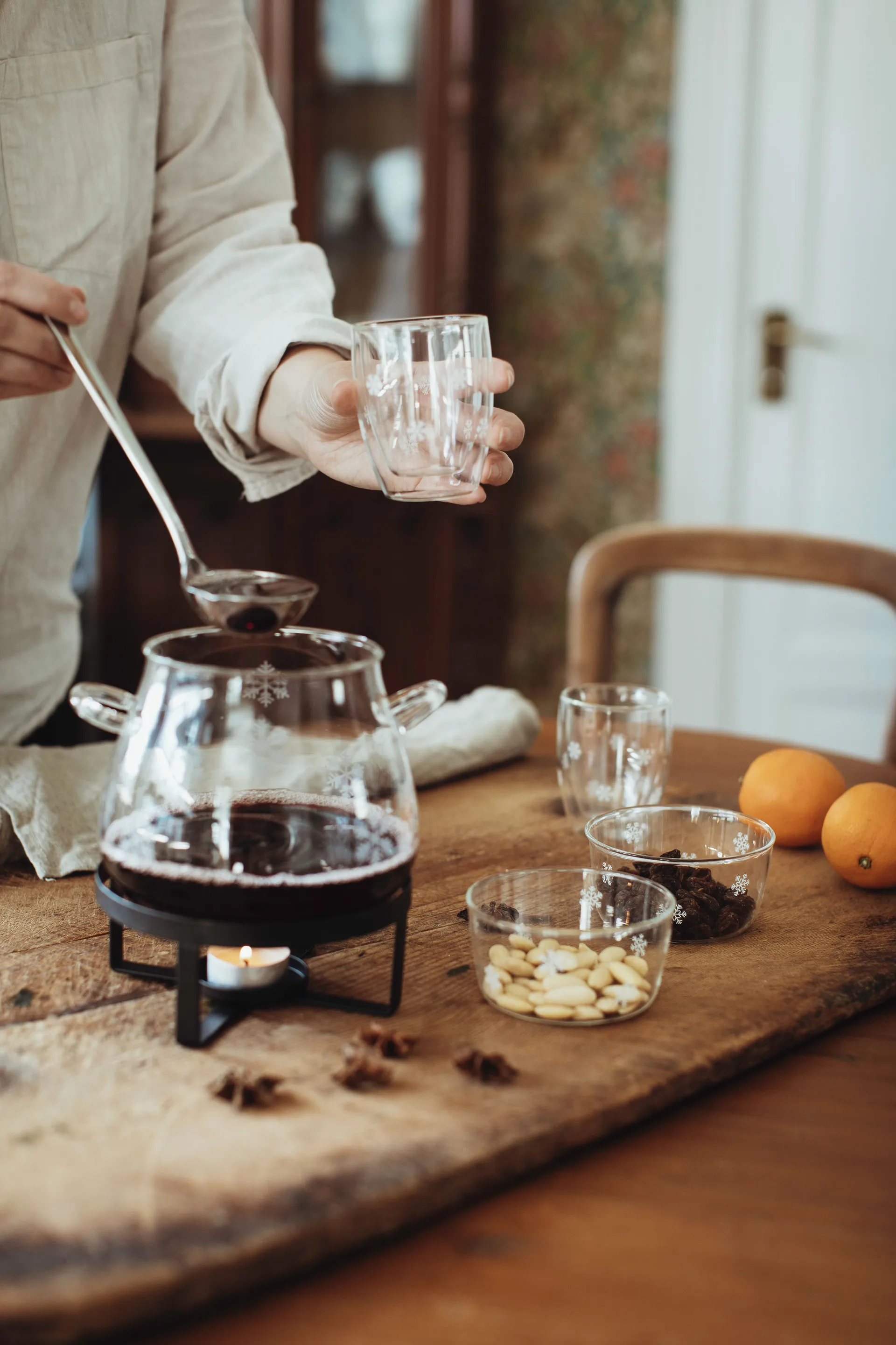 Cruche à vin chaud Snöstjärna 1,2 L, Verre Dorre