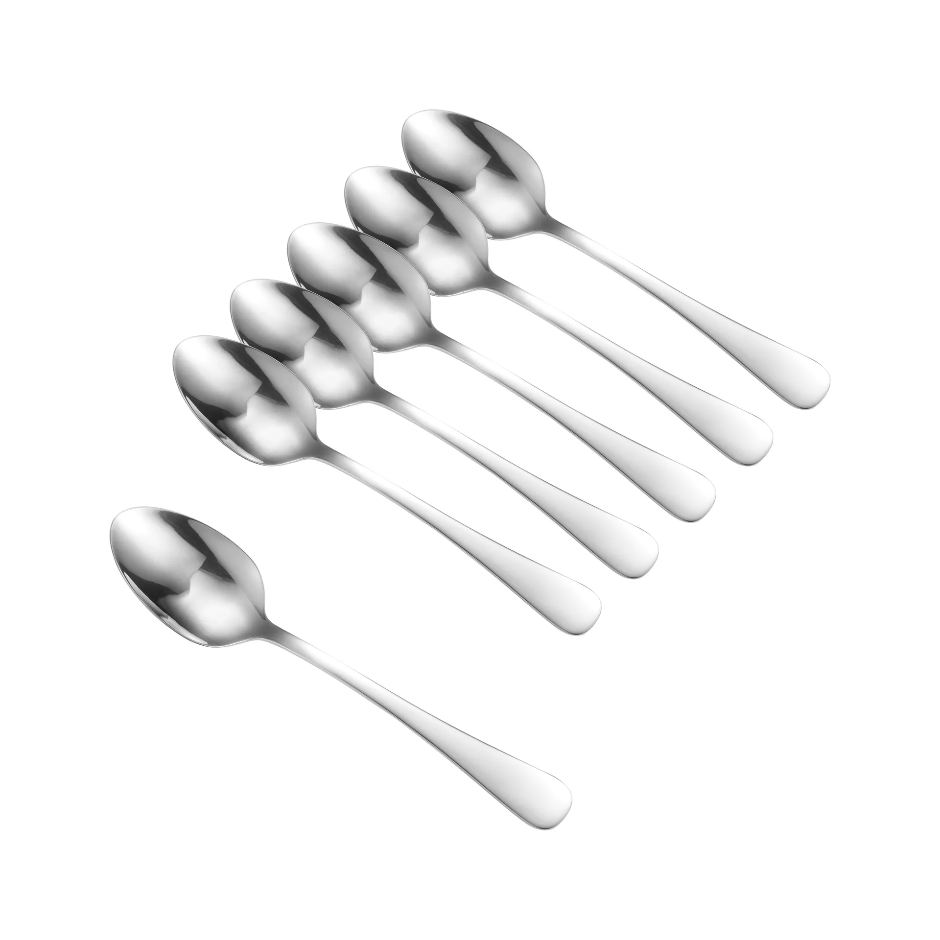 Cuillère à dessert Classic Lot de 6, Acier inoxydable Dorre