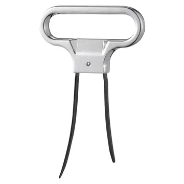 Décapsuleur et tire-bouchon Vale 11×6,4×1 cm - Noir-argent - Dorre