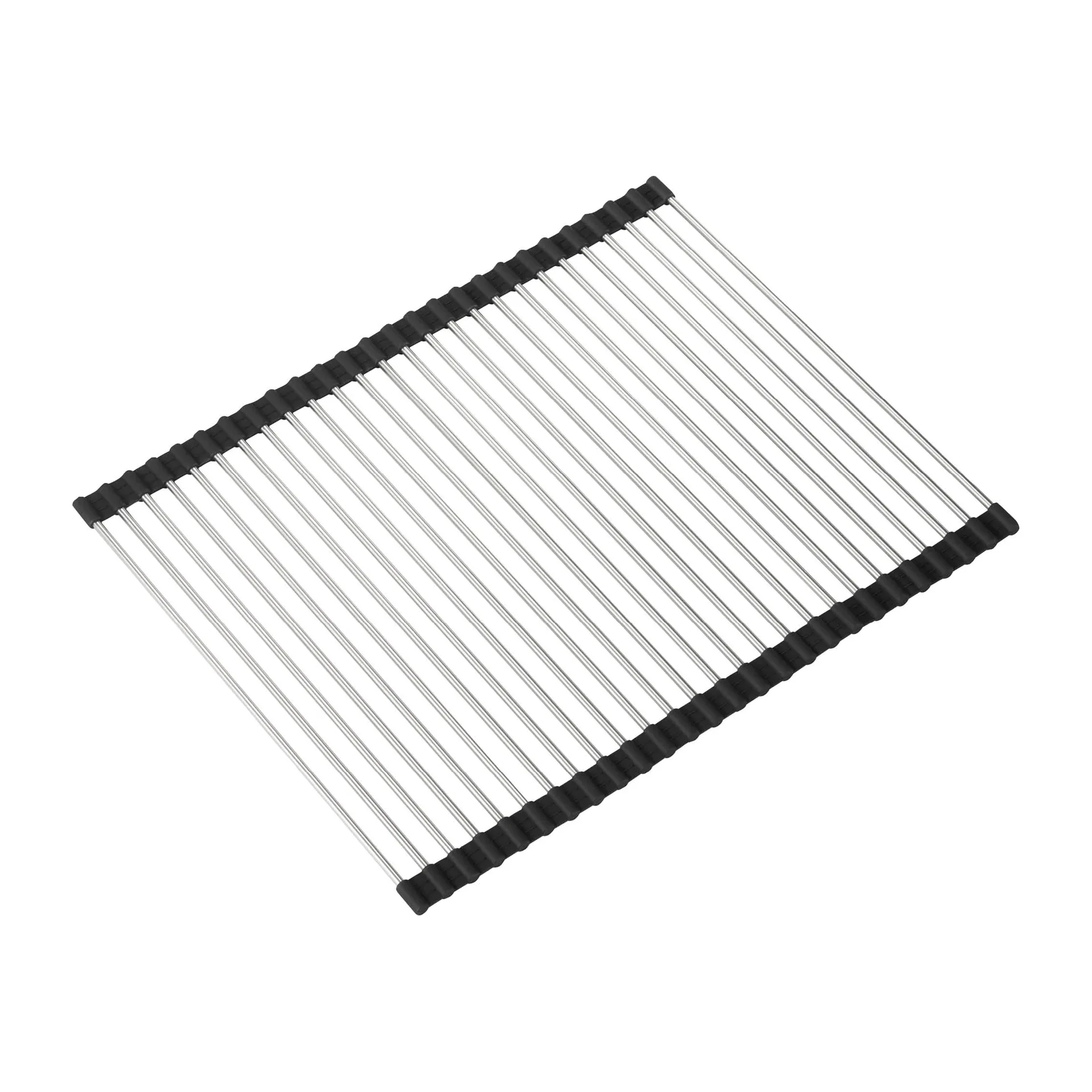 Égouttoir roulable Dina acier inoxydable, 37x46 cm Dorre