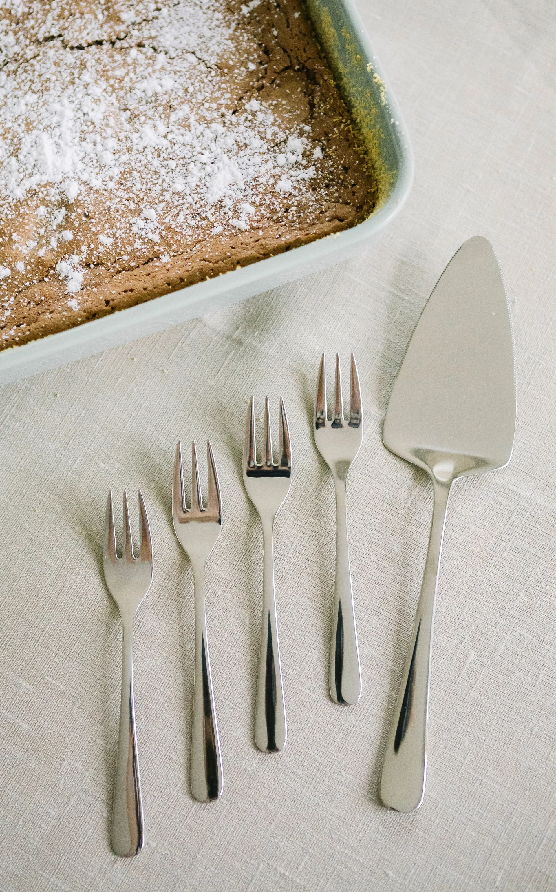 Fourchettes à dessert Classic lot de 6, Silver Dorre