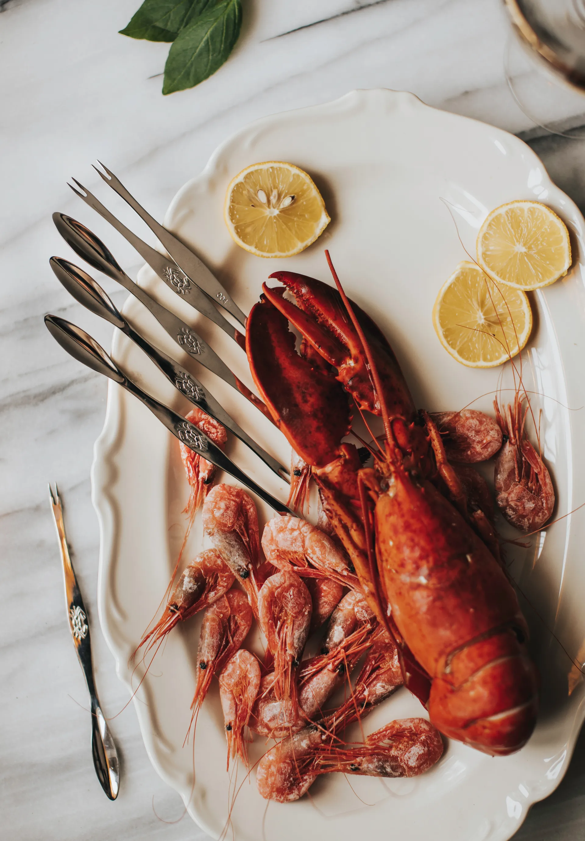 Fourchettes pour fruits de mer Skai, lot de 6, Silver Dorre