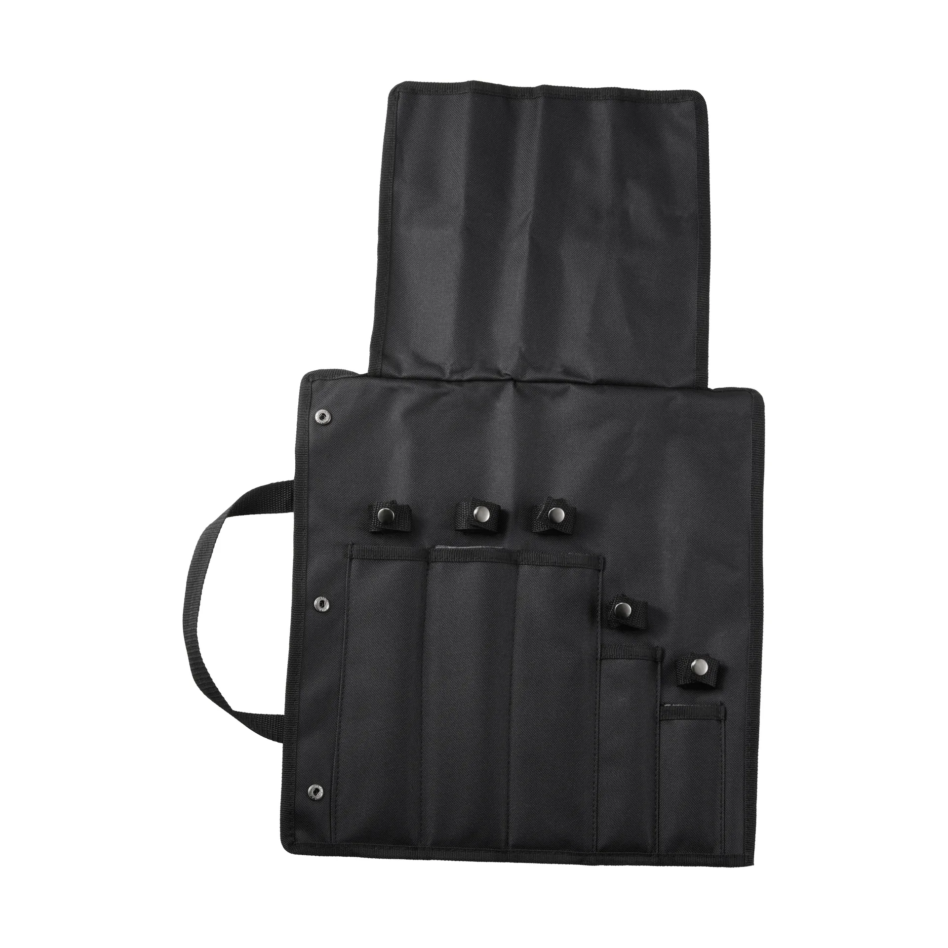 Kadi mallette à couteaux, Nylon noir, 5 compartiments pour couteaux Dorre