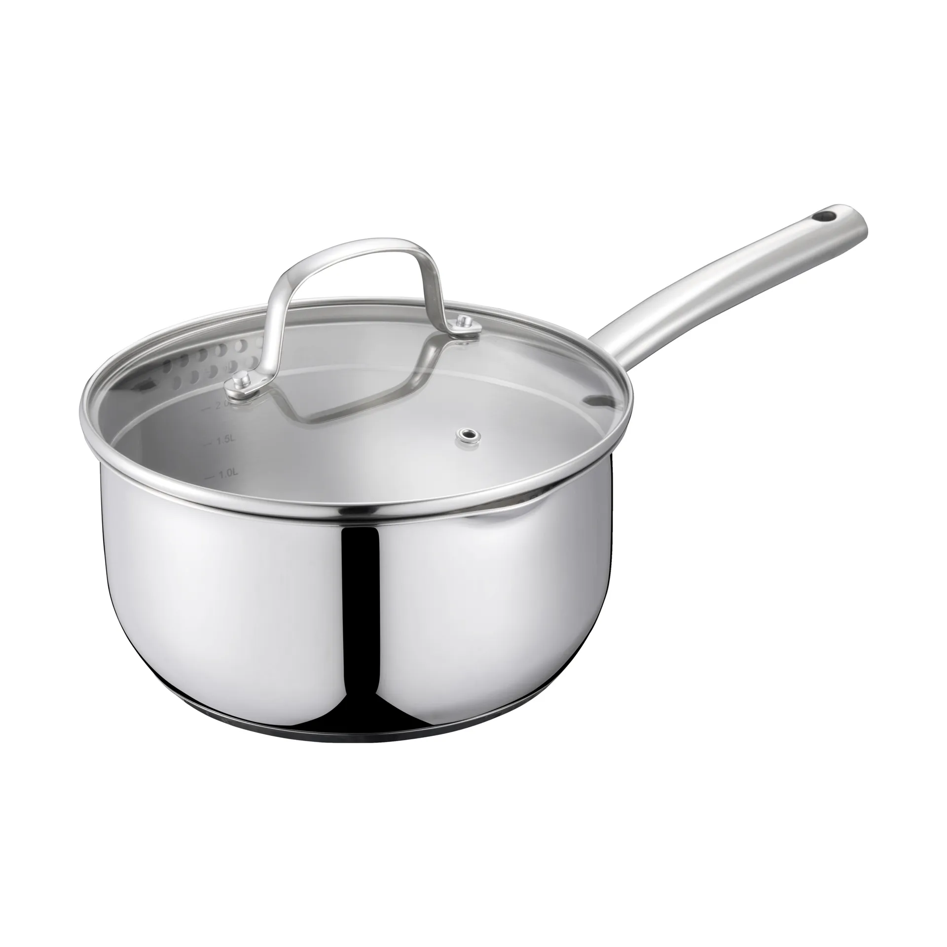 Kerri set de casseroles, Acier inoxydable, 10 pièces Dorre