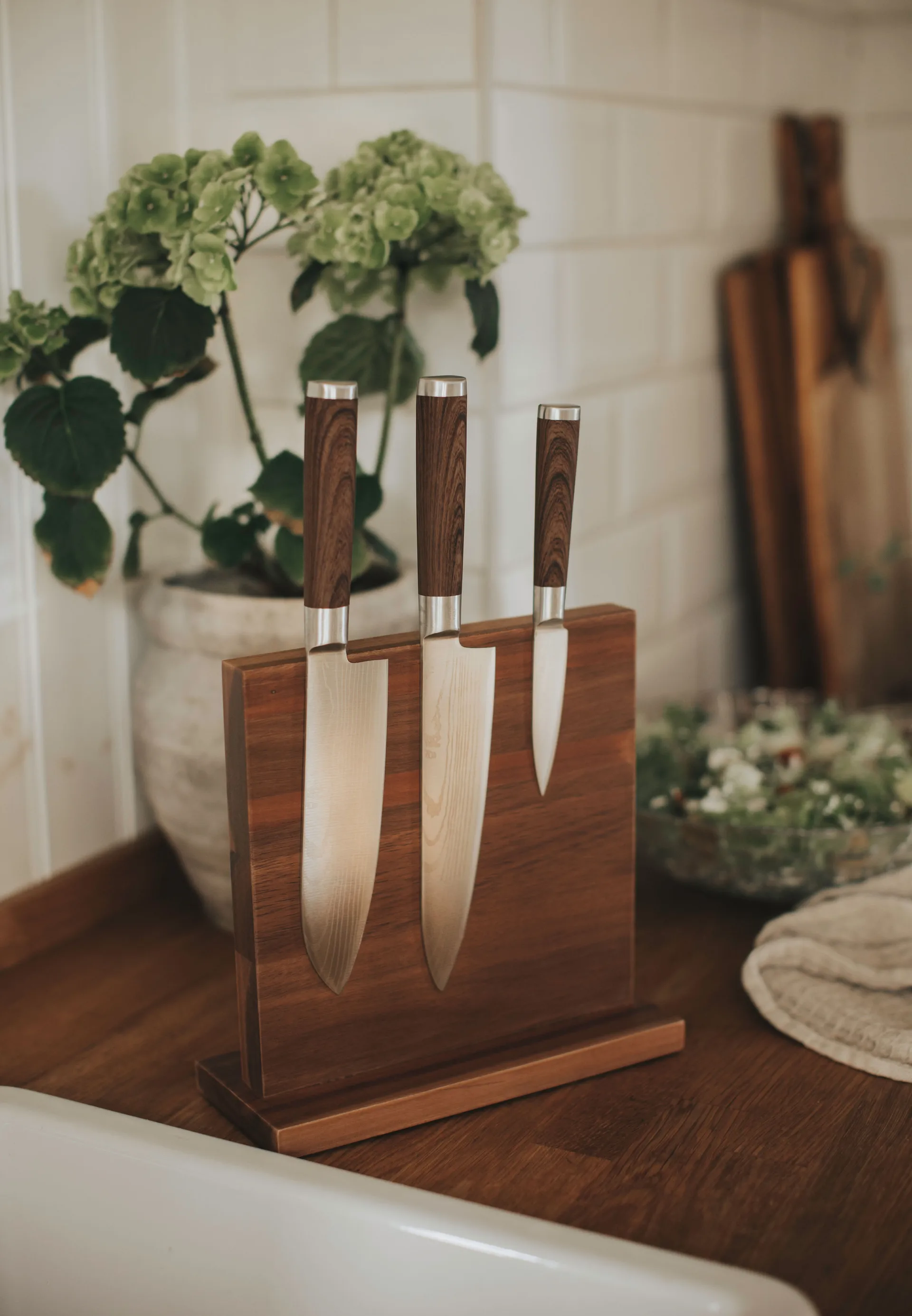 Lot de 3 couteaux Yari, Acier inoxydable Dorre