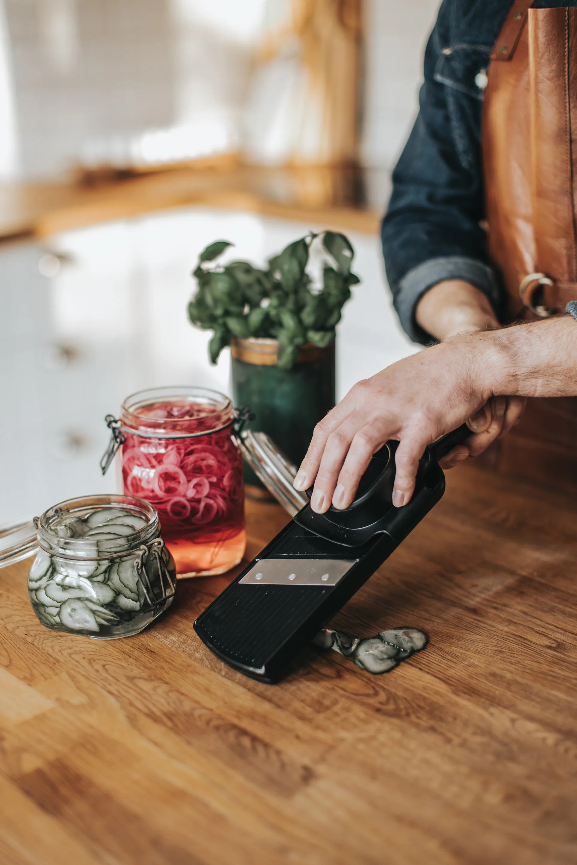 Mandoline Mona pour légumes, 32,6 x 9,9 cm Dorre