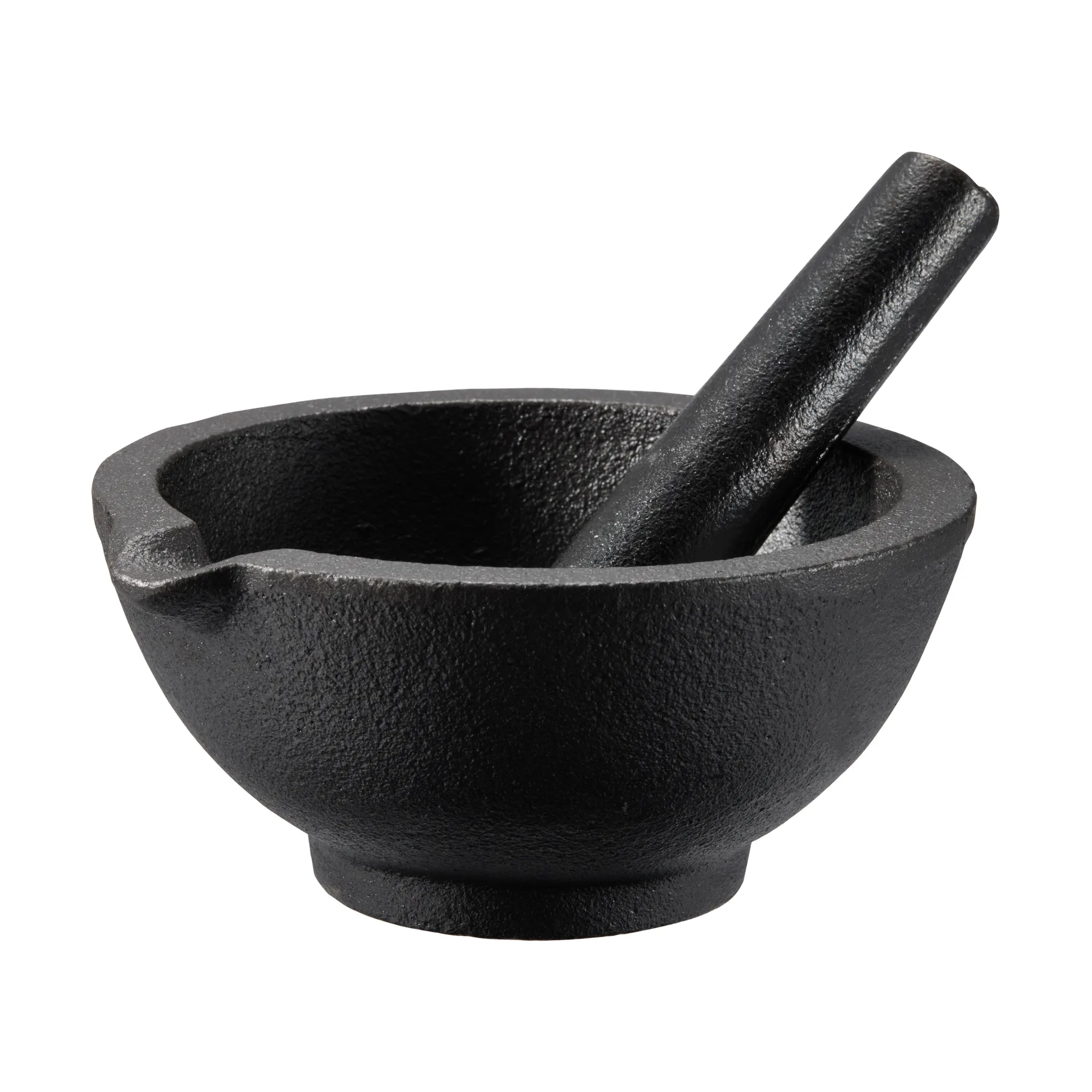 Mortier en fonte Gilly, Noir, 13×13×6,3 cm Dorre