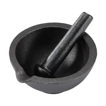 Mortier en fonte Gilly - Noir, 13×13×6,3 cm - Dorre
