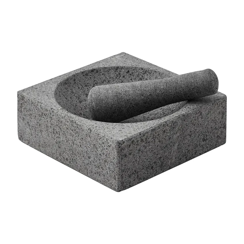 Mortier Mira 18,5x18,5 cm, Granit Dorre