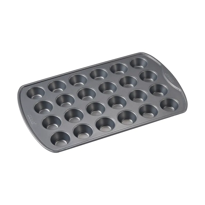 Moule à muffins Karabo en acier au carbone – 24 empreintes - 42,5×26×2,8 cm - Dorre