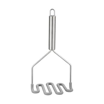 Pilon à pommes de terre Pam - Acier inoxydable, silicone, 24×12×9 cm - Dorre
